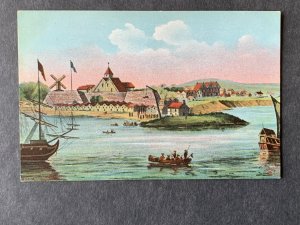 Fort Amsterdam Netherlands Litho Postcard H2015083113