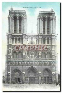 Old Postcard Notre Dame de Paris