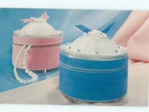 Pre-1980 This Is A Postcard VANITY FAIR CONTAINER BY NATIONAL HANDCRAFT AC7284