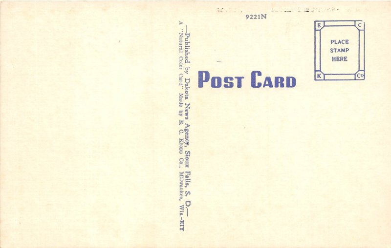 Mitchell South Dakota 1940s Postcard Mitchell Corn Palace Lake Andes 