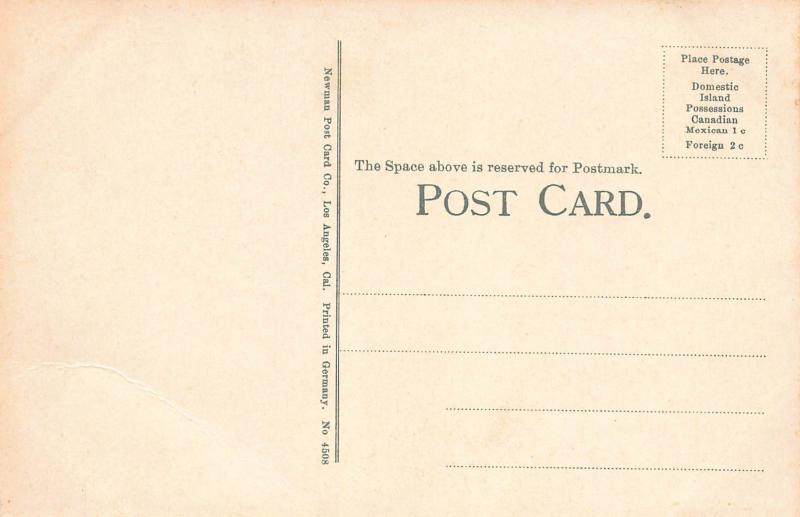 Angeles Flight, Los Angeles, California, Early Postcard, Unused