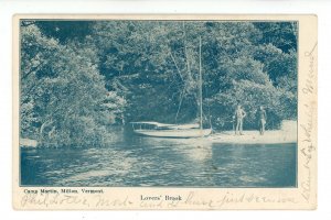 VT - Milton. Camp Martin, Lovers' Brook circa 1905
