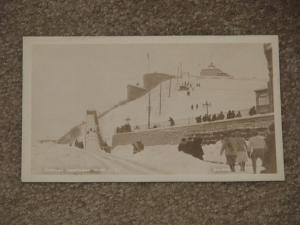 Chateau Frontenac (Snow slide), Quebec, unused vintage card 