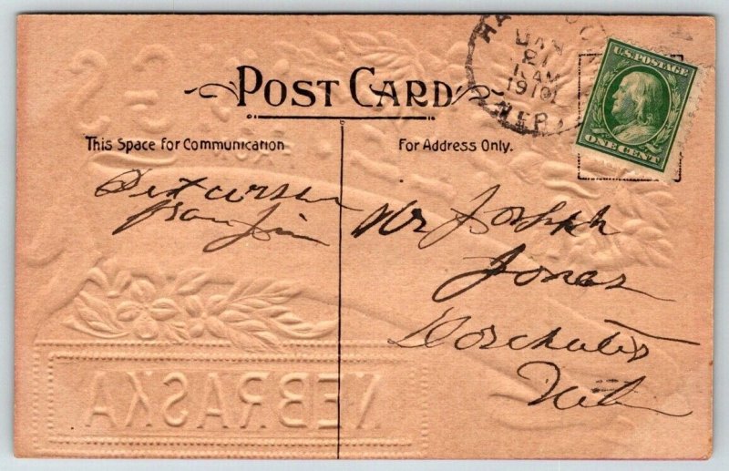 Greetings From Havelock - Nebraska Postcard -  1910