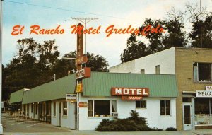 Greeley Colorado El Rancho Motel Vintage Postcard AA30823
