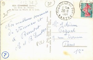 CPA CONNERRÉ Les Bords de l'Huisme - Le Barrage au Moulin de la Croix (112383)