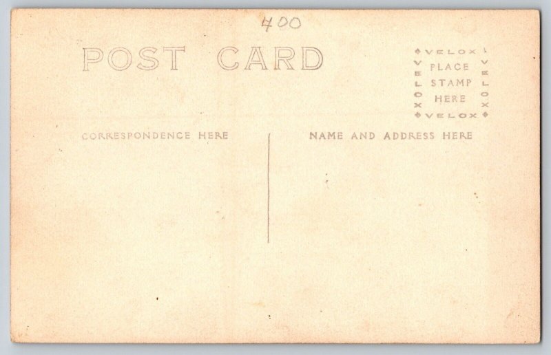 Postcard RPPC Unidentified Steamer Ship in Ice - Shipwreck?