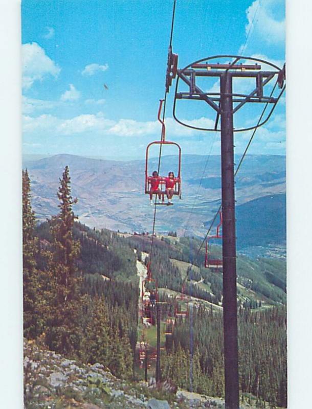 Unused Pre-1980 AJAX MOUNTAIN CHAIRLIFT Aspen Colorado CO ho8445