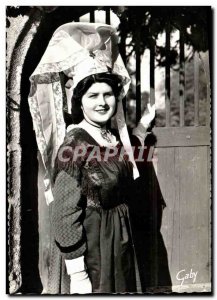 Postcard Modern Folklore De France Bayeux Normandy Bayeux Folklore Costume Ha...