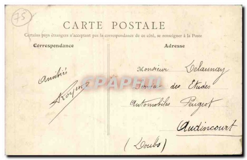 Paris Old Postcard Stattion Point du Jour