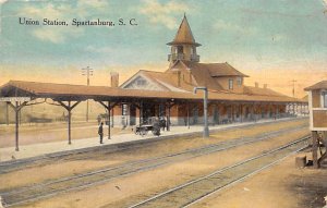 Union Station Spartanburg, S.C., USA South Carolina Train 1917 