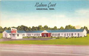 Knoxville Tennessee 1950s Postcard Redmon Court Motel