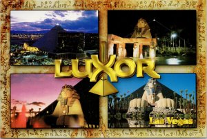 Las Vegas NV Luxor Hotel Casino Multiview Unused Postcard C9