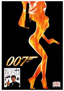 Postcard 007 James Bond Ad most definitive book on James Bond ad Bond girl