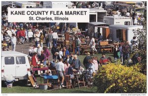 People at the Fairgrounds,Kane County Flea Market, St. Charles, Illinois, 40-60s