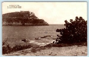 RPPC  SANTIAGO de CUBA ~ Entrada de MORRO CASTLE Entrance ca 1940s  Postcard