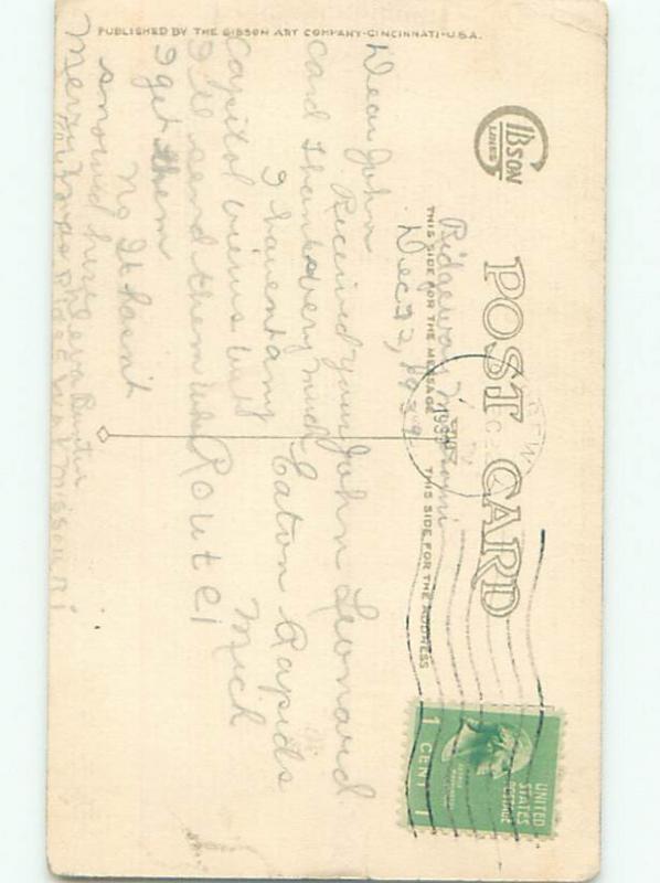 Divided-Back CHRISTMAS SCENE Great Postcard W9148