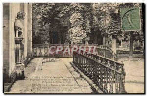 Old Postcard Versailles Perron Grand Trianon Ramp wrought iron