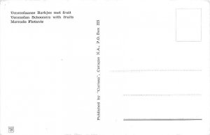 Venezolan Schooners with Fruits Curacao, Netherlands Antilles Postcard