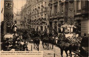 CPA REIMS - Le Cortege Rue Thiers (277342)