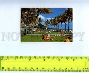 206204 ALOHA from HAWAII Fort DeRUSSY Waikiki beach old card