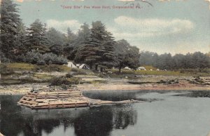 Curwensville Pennsylvania Pee Wee's nest Campsite Scenic View Postcard AA64703