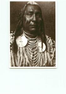 Vintage Postcard Native American IndianRed Wing Mountain Crow Custer # 2957