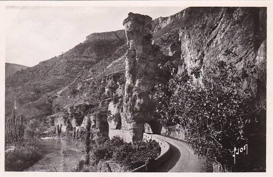 France Gorges du Tarn Pougnadoires La tour Eiffel Real Photo