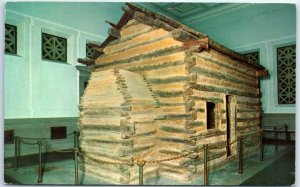 M-65761 Log cabin Abraham Lincoln Birthplace National Historic Site Hodgenvil...