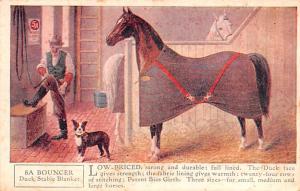 Bouncer Duck Stable Blanket Advertising 1914 