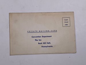 Postcard Pennsylvania Congress Parents Teachers Inn Buck Hill Falls PA 1955