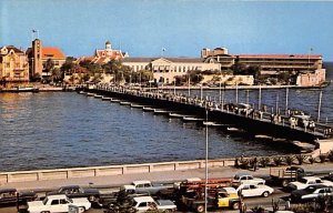 Queen Emma Pontoon Bridge Willemstad Curacao, Netherlands Antilles Unused 