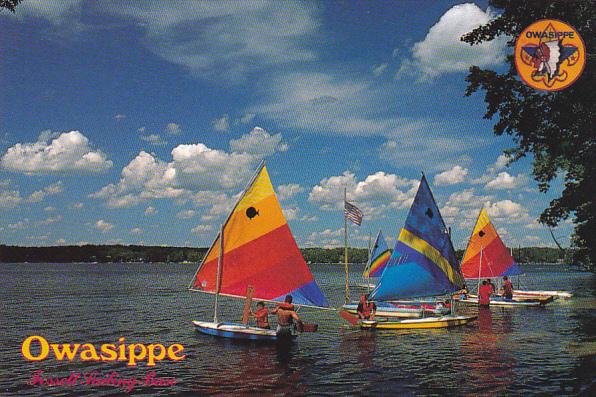 MIchigan Fosset Sailing Base Owasippe Near Whitehall Boy Scout Camp