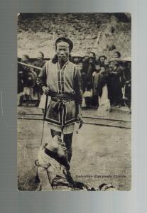 RPPC China Pirate Execution Vintage Real Picture Postcard
