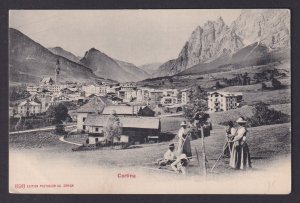 Vintage postcard Cortina dAmpezzo Dolomites Italy alpine view