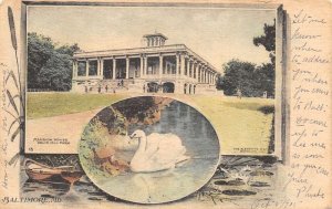 Baltimore Maryland Druid Hill Park Mansion House and Swan Postcard AA109794