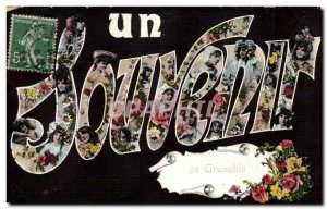 Grenoble - A Remembrance Old Postcard