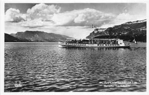 Br40448 Aix les bains le lac bateau le savoie