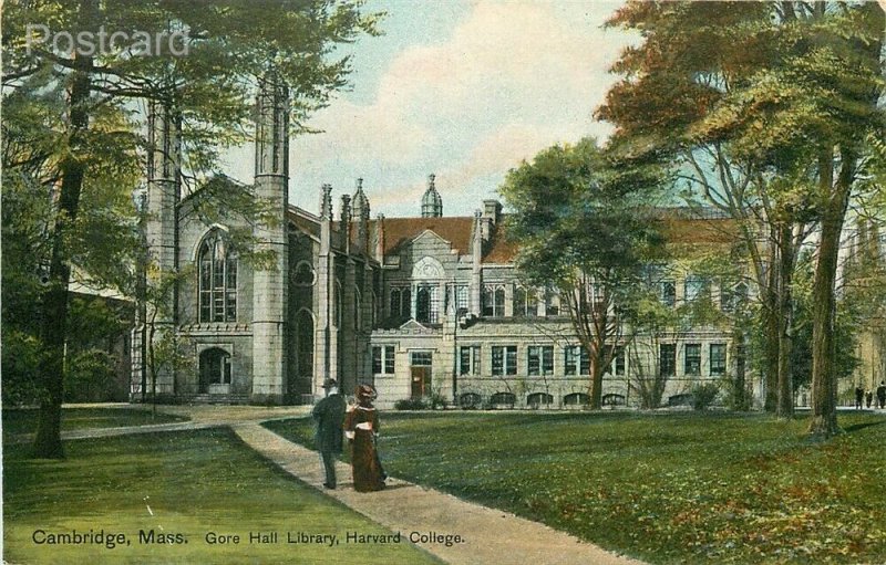 MA, Cambridge, Massachusetts, Harvard College, Gore Hall Library, Leighton 27688