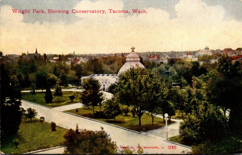 Washington Tacoma Wright Park Showing Conservatory