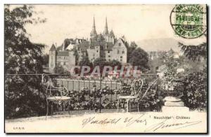 Switzerland - Schweiz - Neuchatel - Chateau - Old Postcard