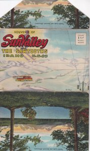 Souvenir Folder, SUNVALLEY And THE SAWTOOTHS, Idaho, 1930-1940s