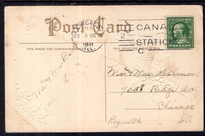 Christmas Holly Scene BIN