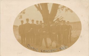 G13/ Randalia? Iowa RPPC Postcard 1907 Terry's Concert Band Instruments