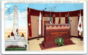 M-44676 Exterior and Interior of Lincoln Monument Oak Ridge Cemetery Springfi...