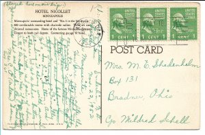 Minneapolis, MN - Hotel Nicollet - 1952