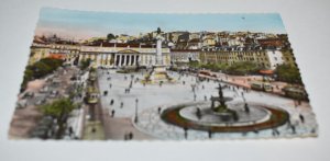 117 Lisboa Rossio Portugal Real Photo Postcard Made in France