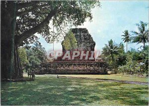Postcard Modern Indonesia Central Java Mendut A Budhist Temple Near Borobudur