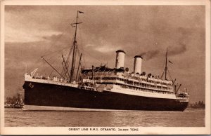 Orient Line RMS Otranto Ship Vintage Postcard 09.93