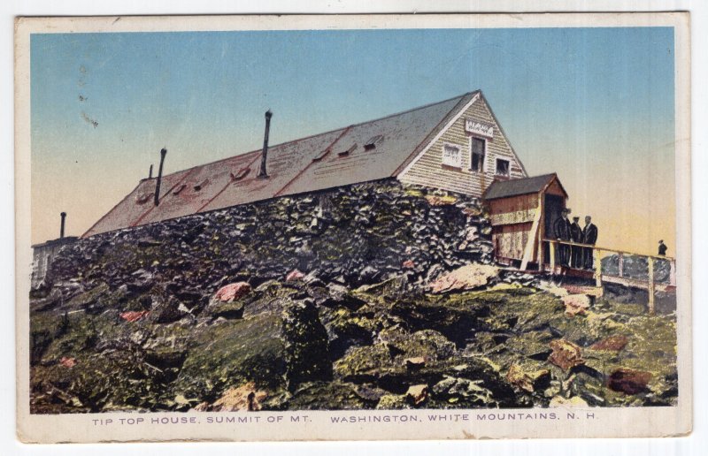 Tip Top House, Summit Of Mt. Washington, White Mountains, N.H.